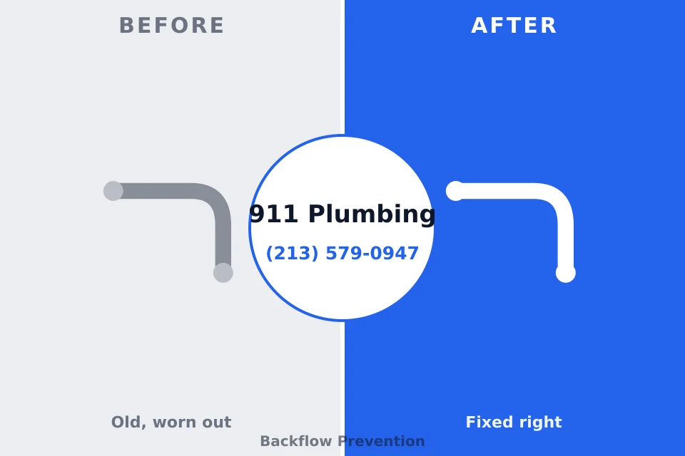 Before and after: plumbing company Ivins, UT